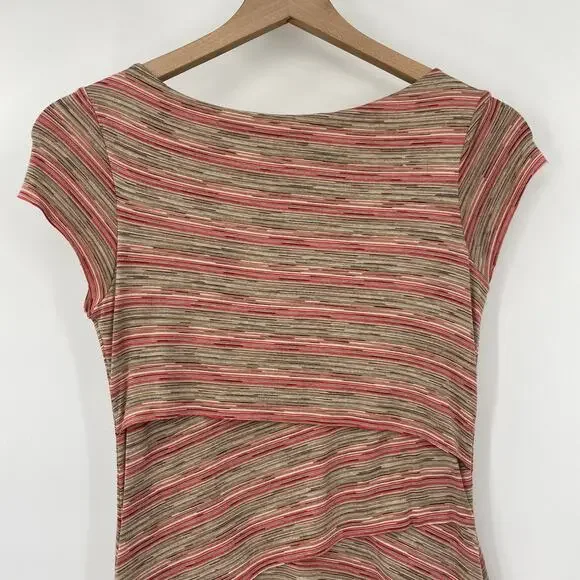 Anthropologie Bailey 44 Sorrell Dress Tiered Striped Bodycon Mini Womens Small - Picture 5 of 7